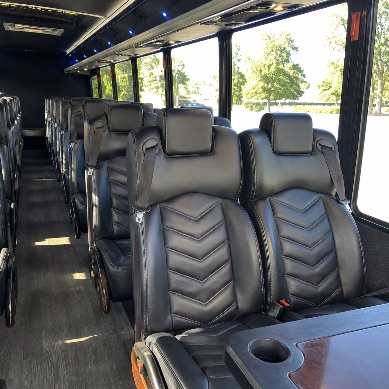 25 passenger minibus inside
