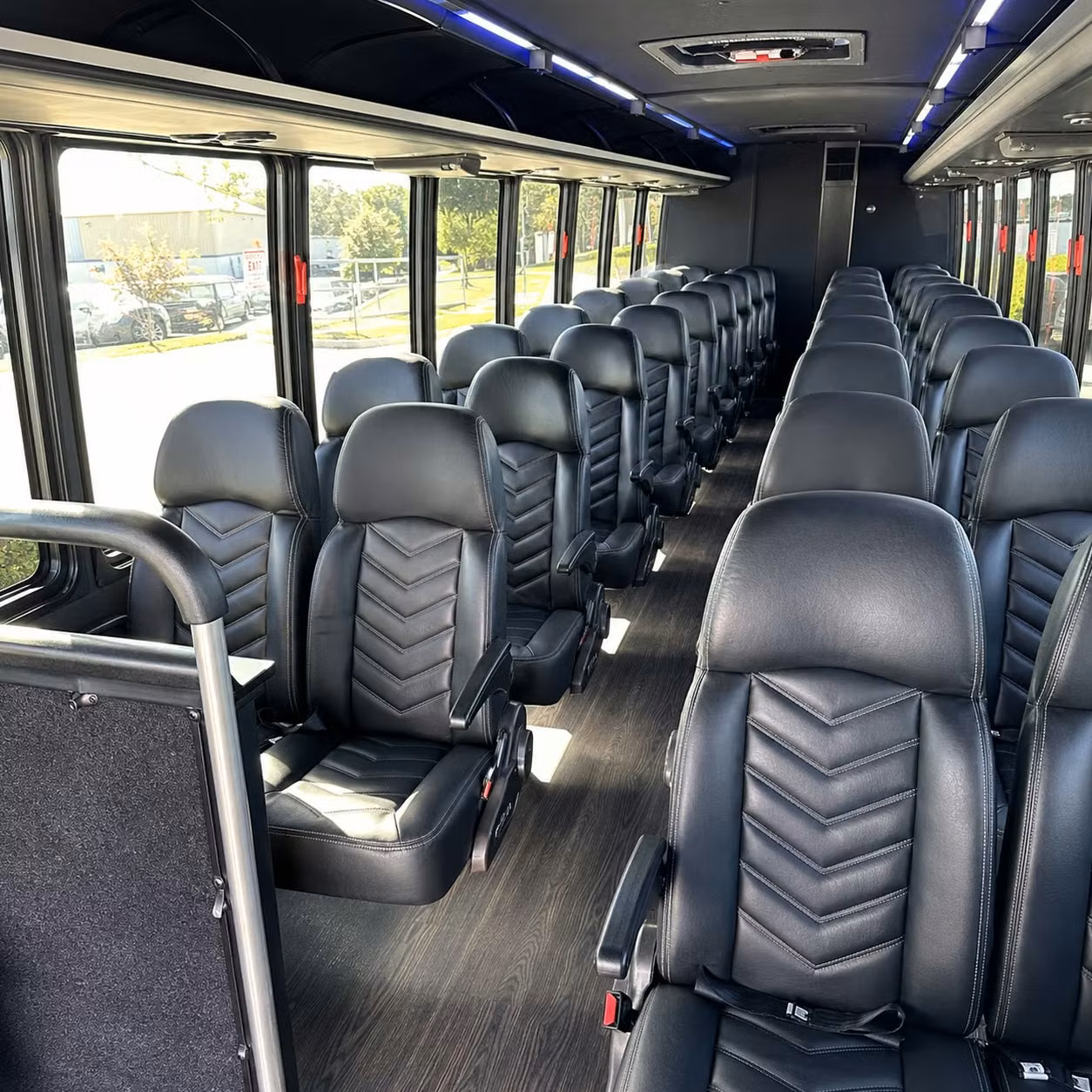 30 passenger minibus inside