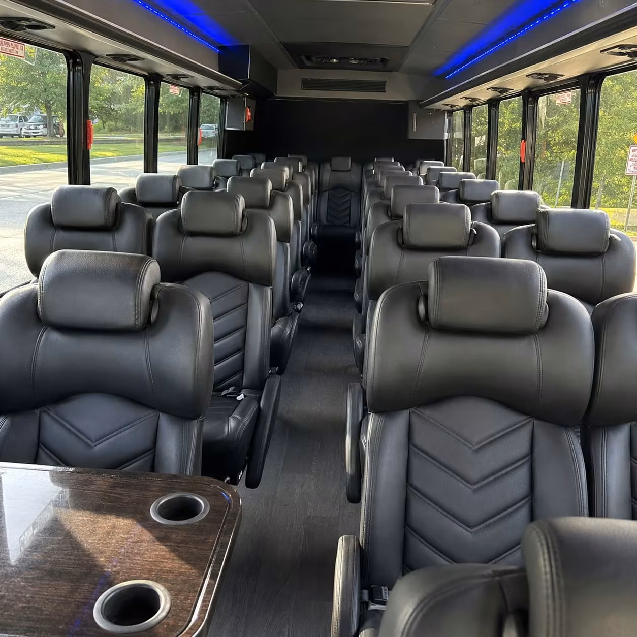 30 passenger minibus interior