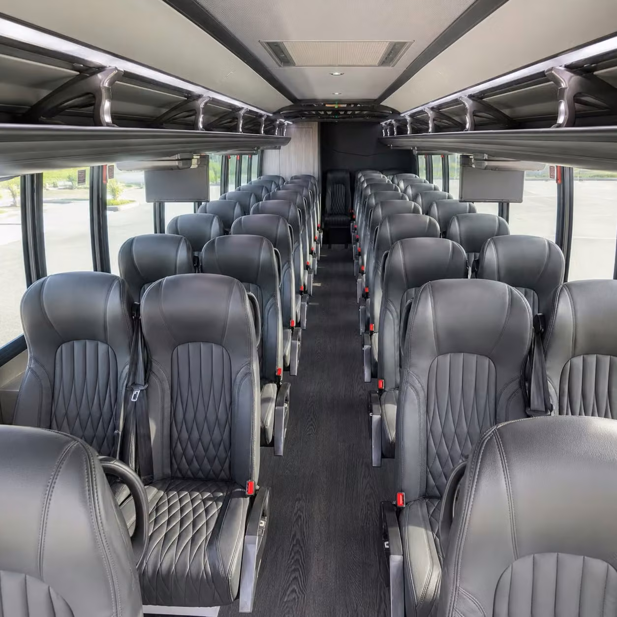 35 passenger minibus interior