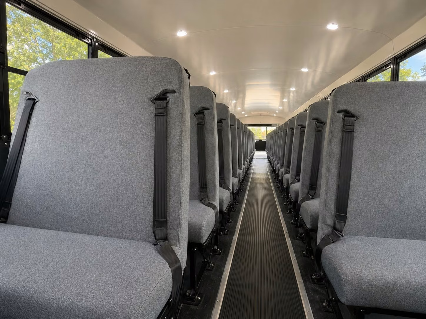 school bus interior